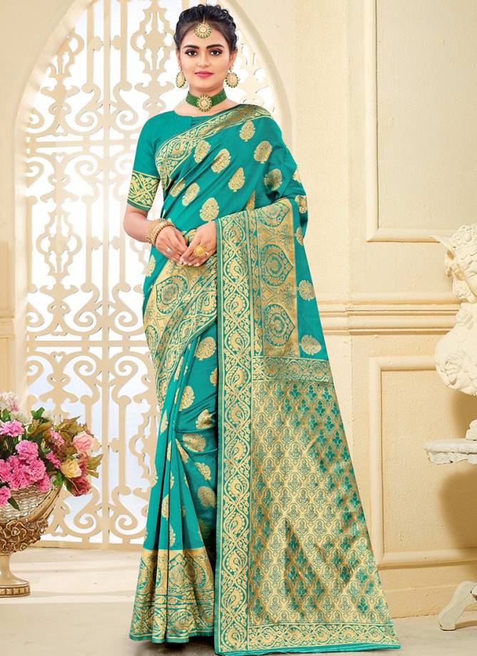 Santraj 1017 New Fancy Wear Latest Banarasi Silk Designer Saree Collection